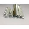 High Intensity Aluminium Tube Profiles Bright Silver Anodized Weather Resistance