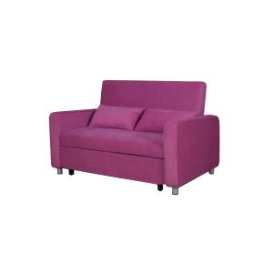 China Adjustable Footrest Home Convertible Sofa Bed Upholstered Two Pillow With Cup Holders supplier