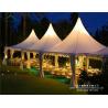 China Water Resistant PVC Fabric Tension Pagoda Tents 5 X 5m Aluminum Frame wholesale