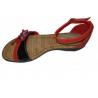 Custom / OEM/ ODM 2012 Quality Designer Size 36-41 Red / Black PU Lady Strappy