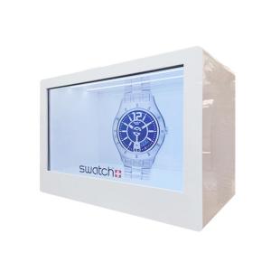 China Full HD Transparent Touch Screen Monitor Showcase 100W 42 Inch HDMI Output USB Drive Connection supplier