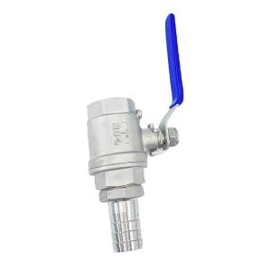 China Structure Stainless Steel 2PC Floating Ball Valve with Pagoda Pipe End Customized Request wholesale