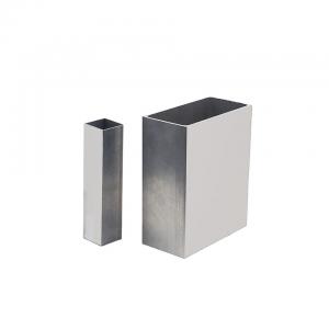 1050 1060 3003 Extrusion Rectangle Aluminium Pipe Profile