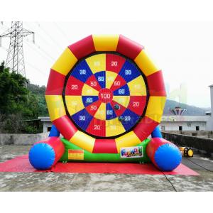 Multi Color Inflatable Sports Games Football Soccer Dart Board Digitial Printing