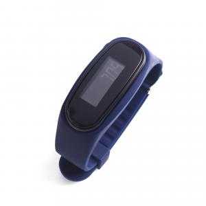 FCC Compliant Fitness Pedometer Watch Colorful Silicone Bracelet