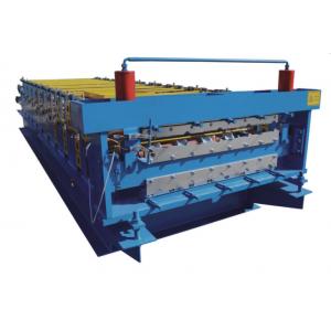 China 7.5KW Color Steel Roll Forming Machine 1200mm Double Layers wholesale