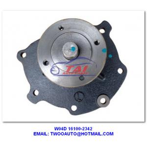 China W04D 16100-2342sbc Power Steering Pump For Hino , FC166 W04D Water Pump 16100-2342 supplier