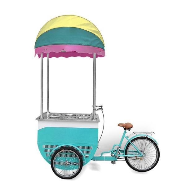 220V/110V icecream machine gelato cart with online support and customizable features