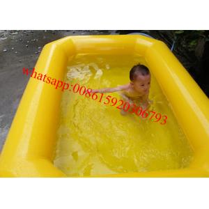 double tubes pvc tarpaulin inflatable kids swimming pool for sale