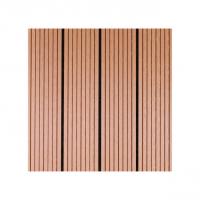 China Create a Beautiful Outdoor Area with WPC Tile and Durable 300x300x22/25mm Deck Tiles on sale