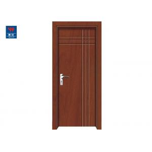 China Exterior Solid Board Single Leaf Doors Design Fire Rated Wooden Door supplier
