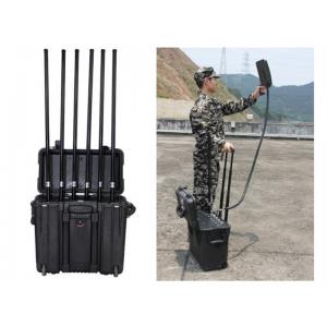 China High Power Long Range Drone Signal Jammer For Home With GPS 2.4G / 5.8G Jamming supplier