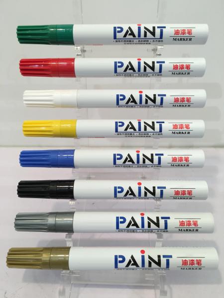 21color Paint Marker Oil-based Valve Action Paint Pens, Fine Point Acrylic Tip,