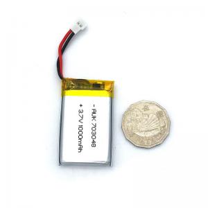 Custom Lithium Polymer Battery 1000mAh 3.7V 703048 Battery Cell Grade A