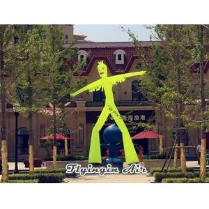 China Yellow Advertising Inflatable Sky Dancer with Two Legs for Outdoor supplier