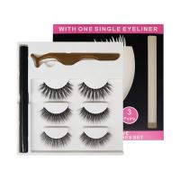 China 22mm False Eyelash Factory Supply New Wholesale Best Magnetic False Eyelashes on sale