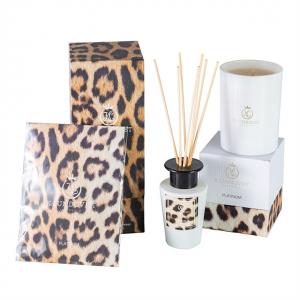 Luxury Perfume Candle And Diffuser Set Colourful Scented With Custom Logo