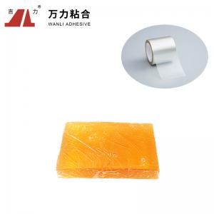 China 150 Degree Packaging Hot Melt Adhesive Kraft Paper Adhesive Tape Yellow TPR-2206P supplier