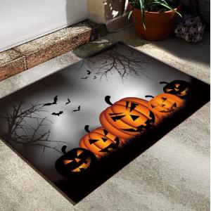 Halloween Day Special Door Floor Carpet Rug Crystal Velvet Rectangle Household Decoration