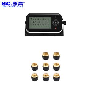 High Definition Eight Tires Truck Digital Tyre Pressure Monitor