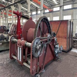 China Double Drum Marine Hydraulic Winch With Pump Station Variable Anchor Winch supplier