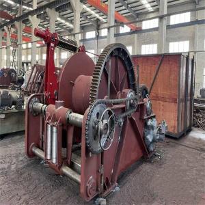 China Torno variable del ancla del tambor de la estación doble de Marine Hydraulic Winch With Pump supplier