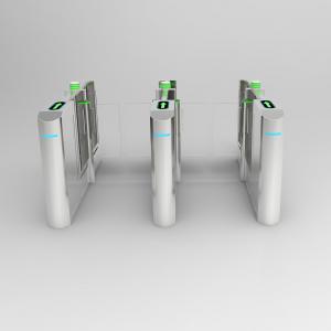China Sleek Train Station Turnstile Barrier Gate Access Control System With Biometric Readers supplier