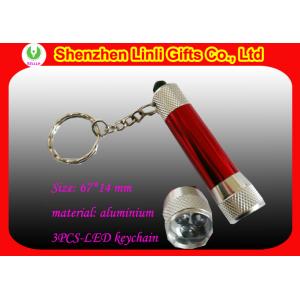 China waterproof mini metal Led high power flashlight keychain torch  supplier