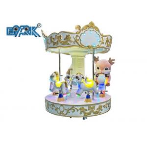 Amusement Park Ride Angel Carousel White Color Merry Go Round Kids Carousel Ride