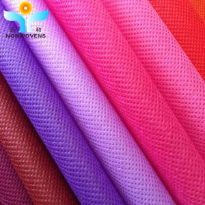 China 100gsm TNT Non Woven Cloth Fabric Roll Polypropylene PP With Recycle For Bags supplier