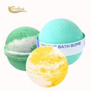Colorful CBD Bath Bomb SLS Free Ingredients Essential Oils For Maximum Pain Relief