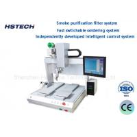 China Two Workbenches Available for Switching System Auto Soldering Robot with Display HS-S5331R on sale