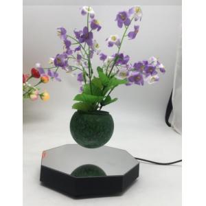 China new hexagon magnetic floating levitate bottom air bonsai plant pot wholesale