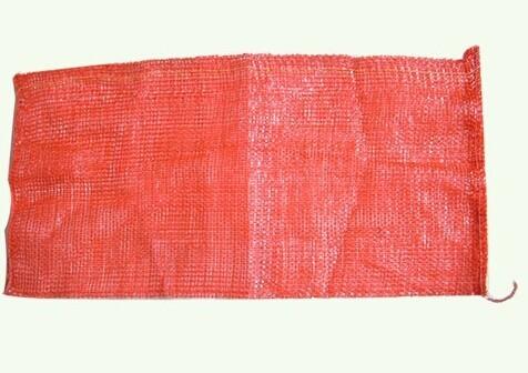 Custom Plastic PP Woven Leno Mesh Net Bags For Firewood , Onion , Garlic