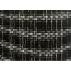 China 0.9mm 3m Copper Black Woven Wire Mesh Glass Laminated For Office Building supplier