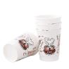 カスタム印刷単一の壁紙カップ 3oz-32oz蓋付き