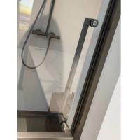 China Functional T Shaped Shower Cubicle Door Sliding Shower Enclosure Glass 8mm on sale