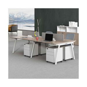 China Modern Office Furniture MDF Panel Office Tables and Chairs Set for Staff Desk supplier
