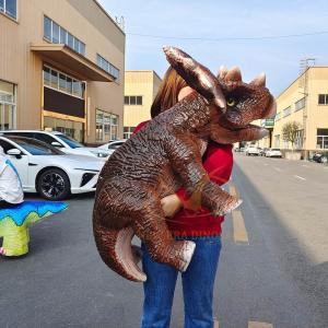 China Hand Control Electric Animatronic Baby Dinosaur Arm Puppet With Dinosaur Roaring wholesale