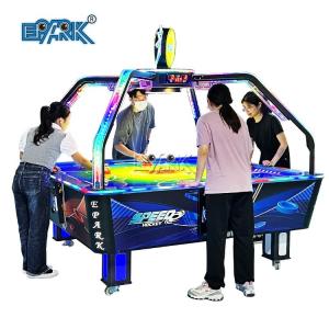 Indoor Amusement 4 Person Speed Hockey Coin Operated Hockey Table Air Hockey Table