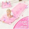 China Unicorn Toddler Nap Mat 2-in-1 Plush Pillow Sleeping Bag wholesale