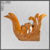 China Ceramic Roof Ridge Ornaments Glazed Handmade Art For Chinese Temple wholesale