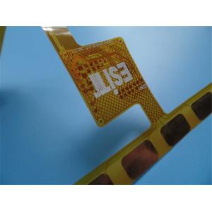 China PCBs 0.15mmの厚いPolyimideのPCBsの黄色のCoverlay両面の適用範囲が広いFPC PCB supplier