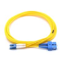 China LC UPC SC UPC Optical Fiber Patch Cord SM G652D Duplex 2.0mm LSZH on sale