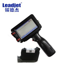 China 42ML Ink Volume Expiry Date Coding Machine Handheld With Removable Battery OEM ODM supplier