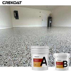 China High Gloss Polyaspartic Floor Coating For Residential Garage Commercial Kitchen supplier