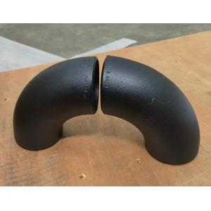 China SEAMLESS ASTM A234 WPB STEEL PIPE ELBOW CARBON BLACK GALVANIZED supplier
