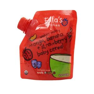 China Doypack Reusable Baby Food Pouches BPA Free With Corner Spout supplier