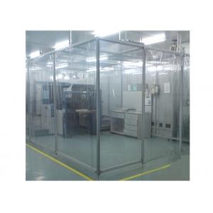 China Class 100 ISO 5  Portable Softwall Clean Room For Drug And Cosmetics Production supplier