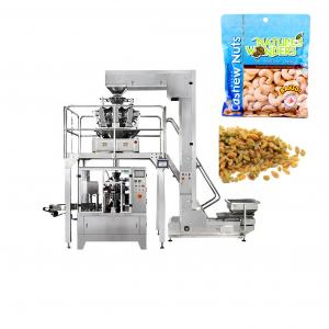 10 Heads Premade Pouch Doypack Packing Machine For Nuts Bean Grain Dry Fruits